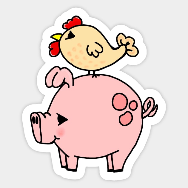 Farm Friends Sticker by imphavok